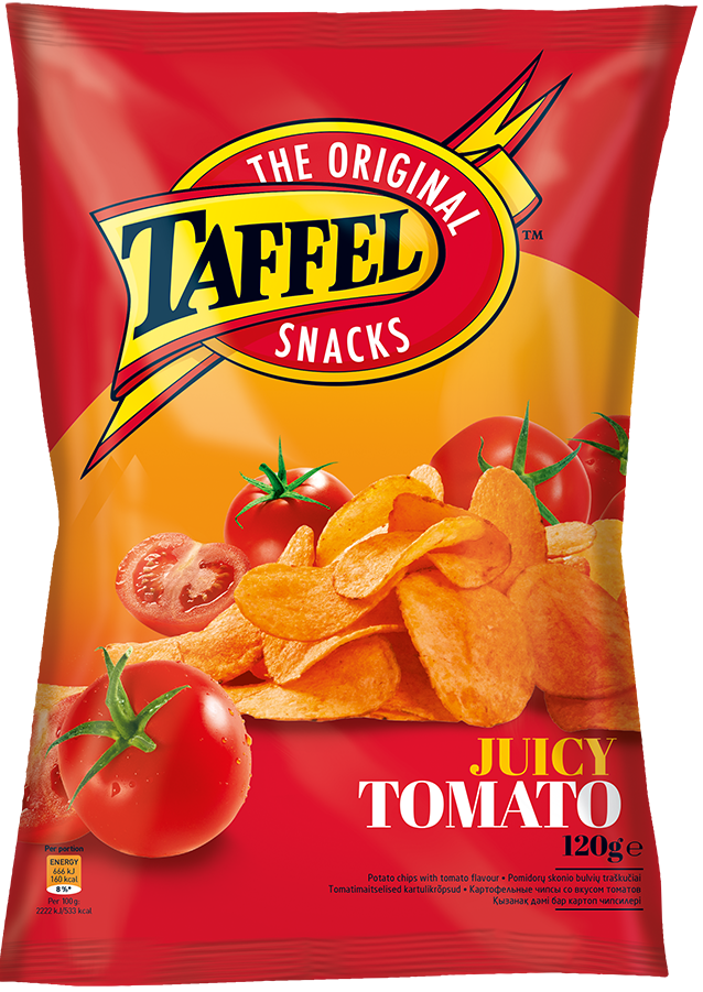 Potato chips with tomato flavour Taffel Taffel