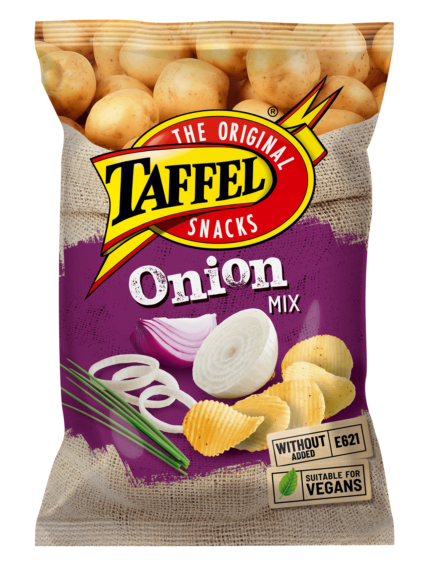 Bulvių traškučiai onion mix