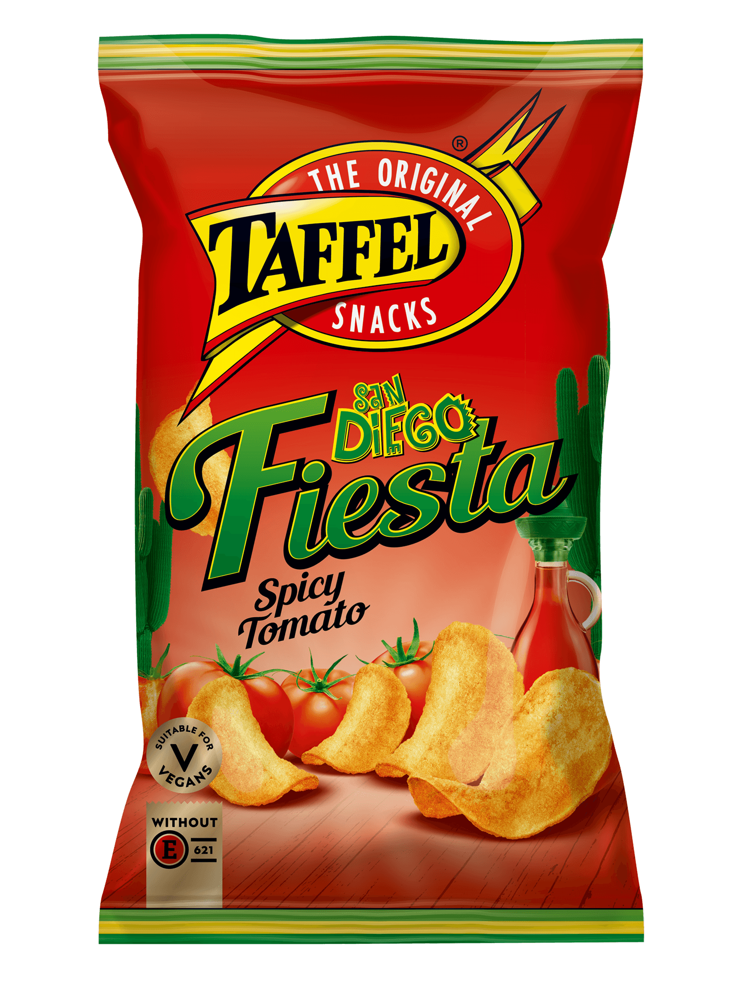 Potato chips „San Diego” with spicy tomato flavour